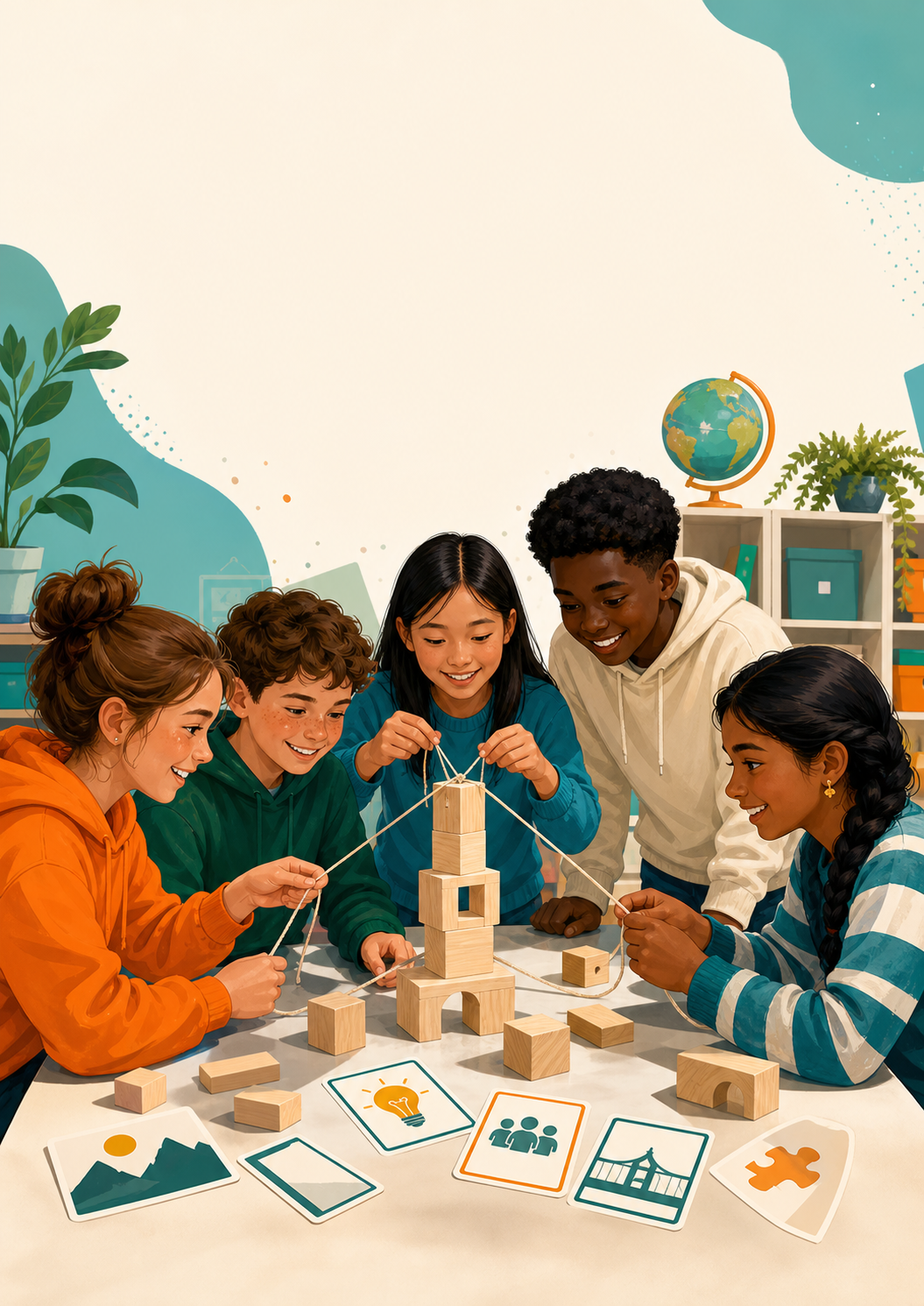 Deckblattillustration zu Team-Challenge