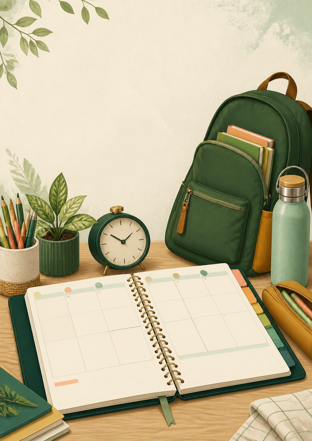 Deckblattillustration zu Mein Wochenplan